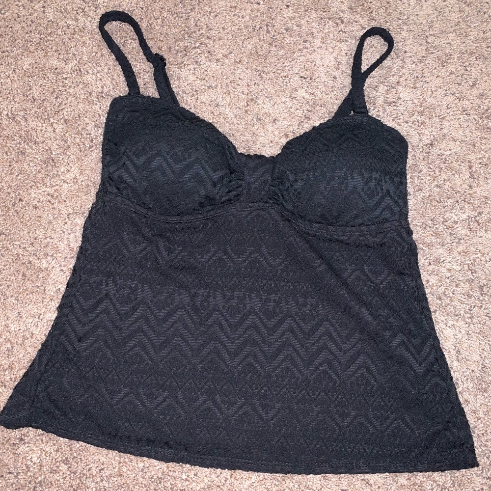 Black Tankini Top!
